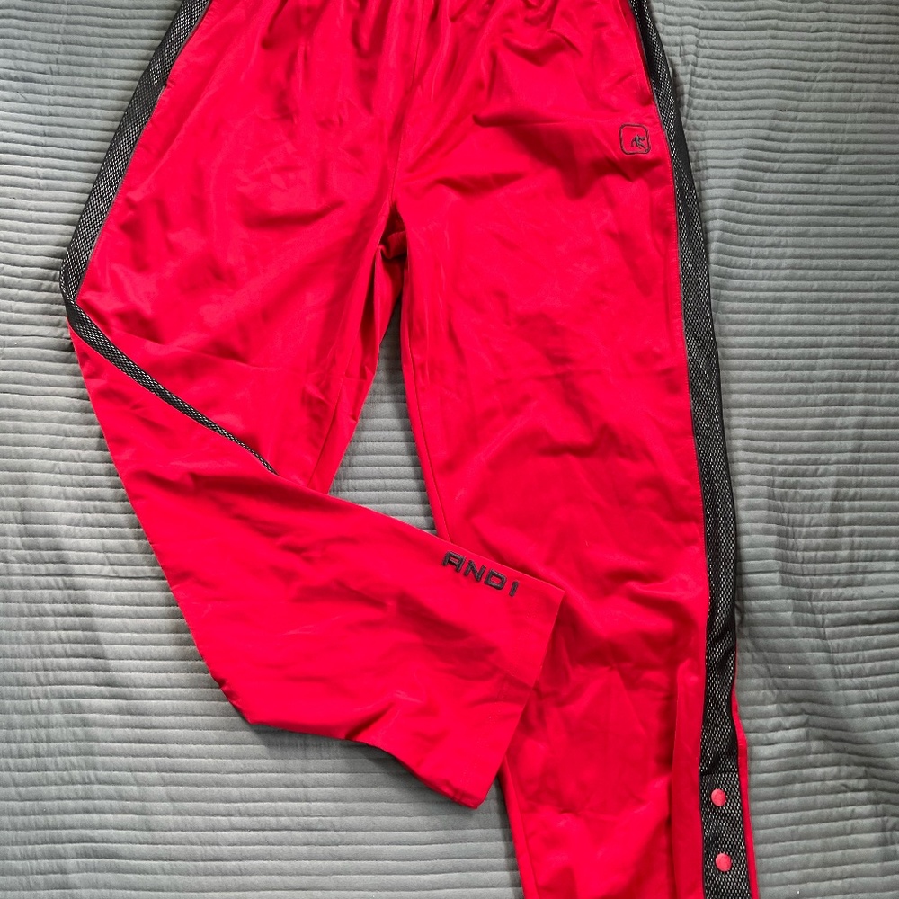 AND1 women red sweatpants